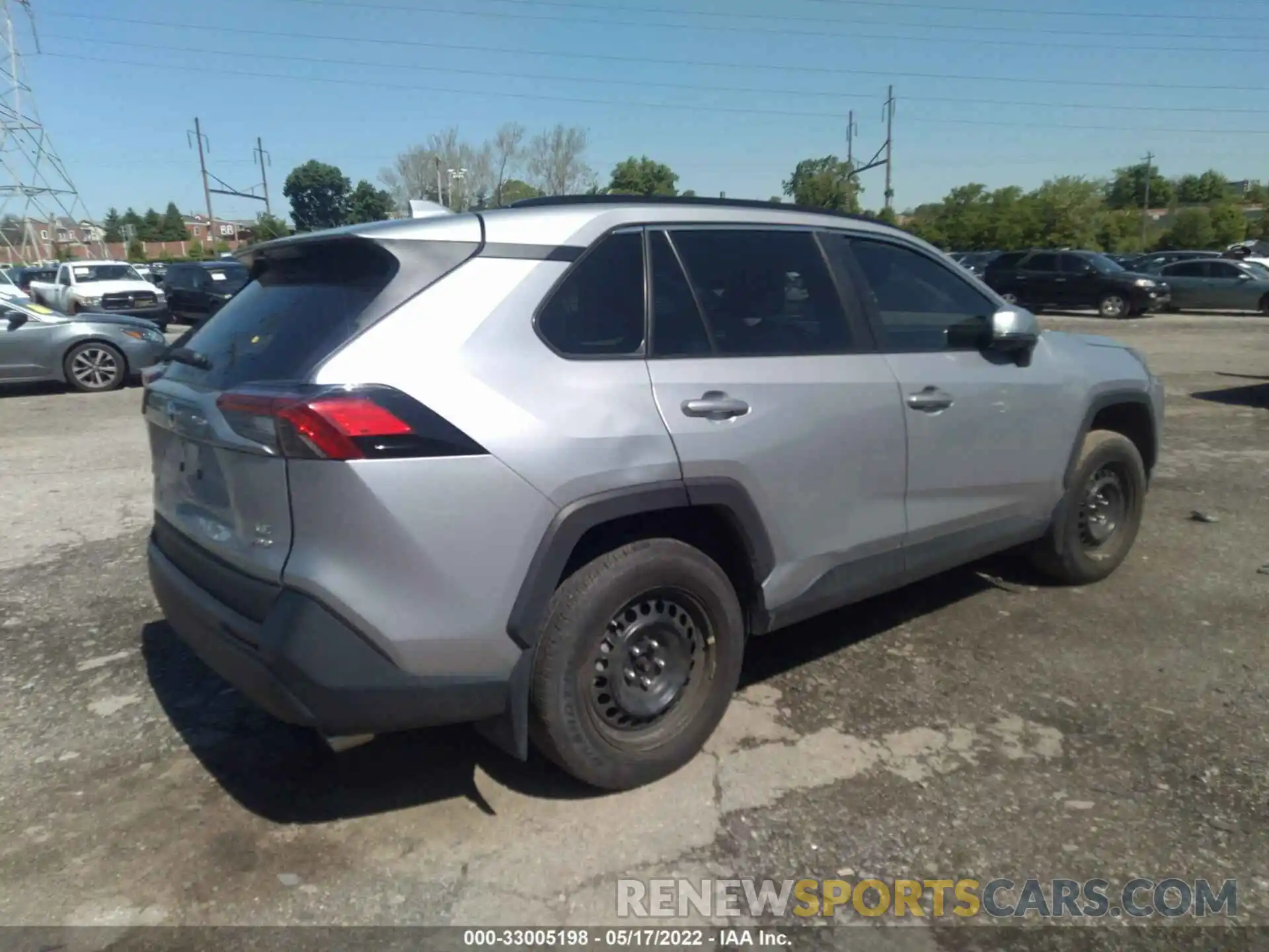 4 Photograph of a damaged car 2T3G1RFV6LW136197 TOYOTA RAV4 2020