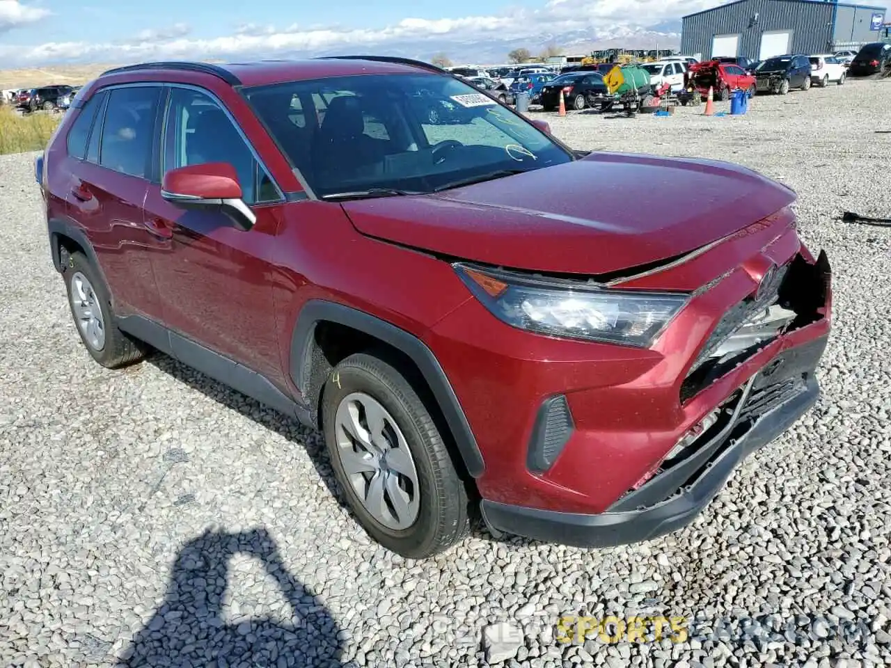 1 Photograph of a damaged car 2T3G1RFV7LC094849 TOYOTA RAV4 2020