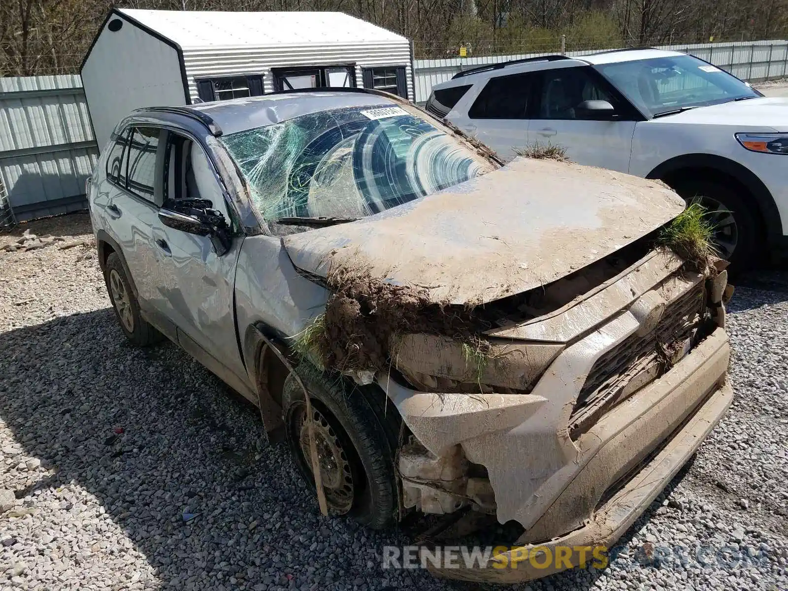 1 Photograph of a damaged car 2T3G1RFV7LC129891 TOYOTA RAV4 2020