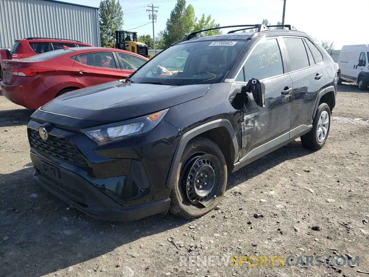 2 Photograph of a damaged car 2T3G1RFV7LC137585 TOYOTA RAV4 2020