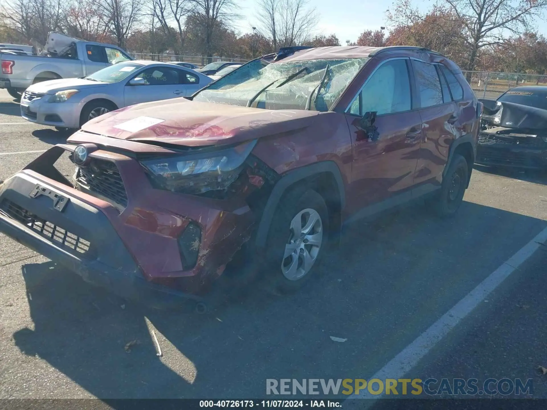 2 Photograph of a damaged car 2T3G1RFV7LW107940 TOYOTA RAV4 2020