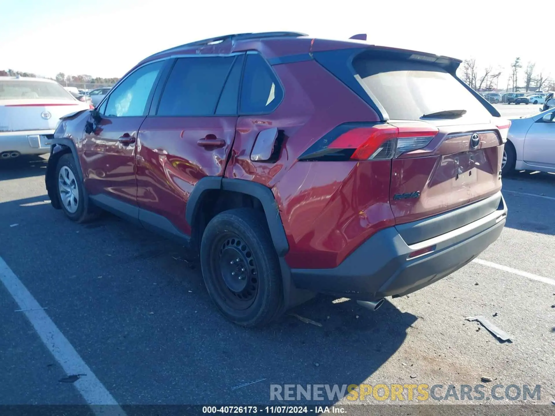 3 Photograph of a damaged car 2T3G1RFV7LW107940 TOYOTA RAV4 2020