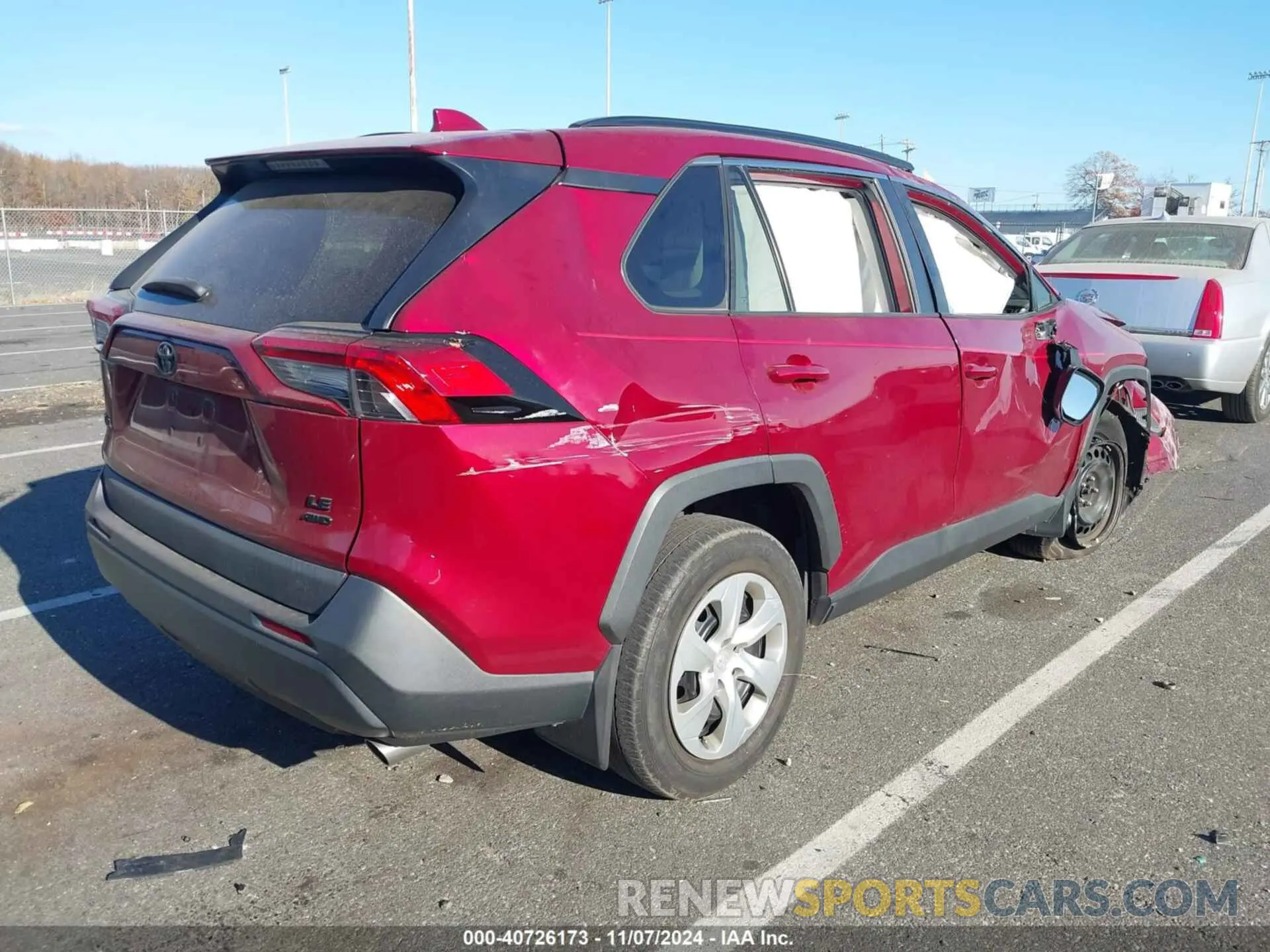 4 Photograph of a damaged car 2T3G1RFV7LW107940 TOYOTA RAV4 2020