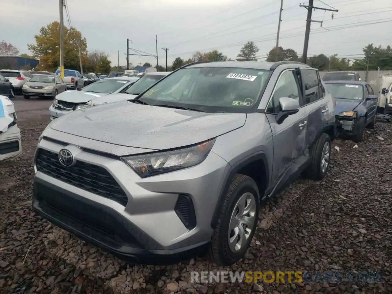 2 Photograph of a damaged car 2T3G1RFV8LW085236 TOYOTA RAV4 2020