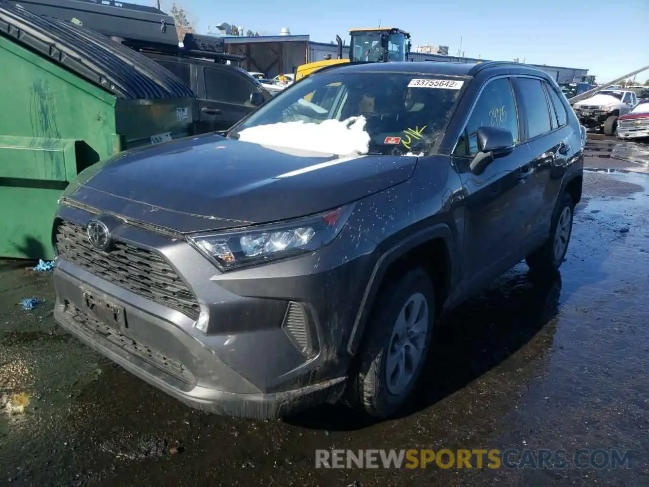 2 Photograph of a damaged car 2T3G1RFV8LW104223 TOYOTA RAV4 2020