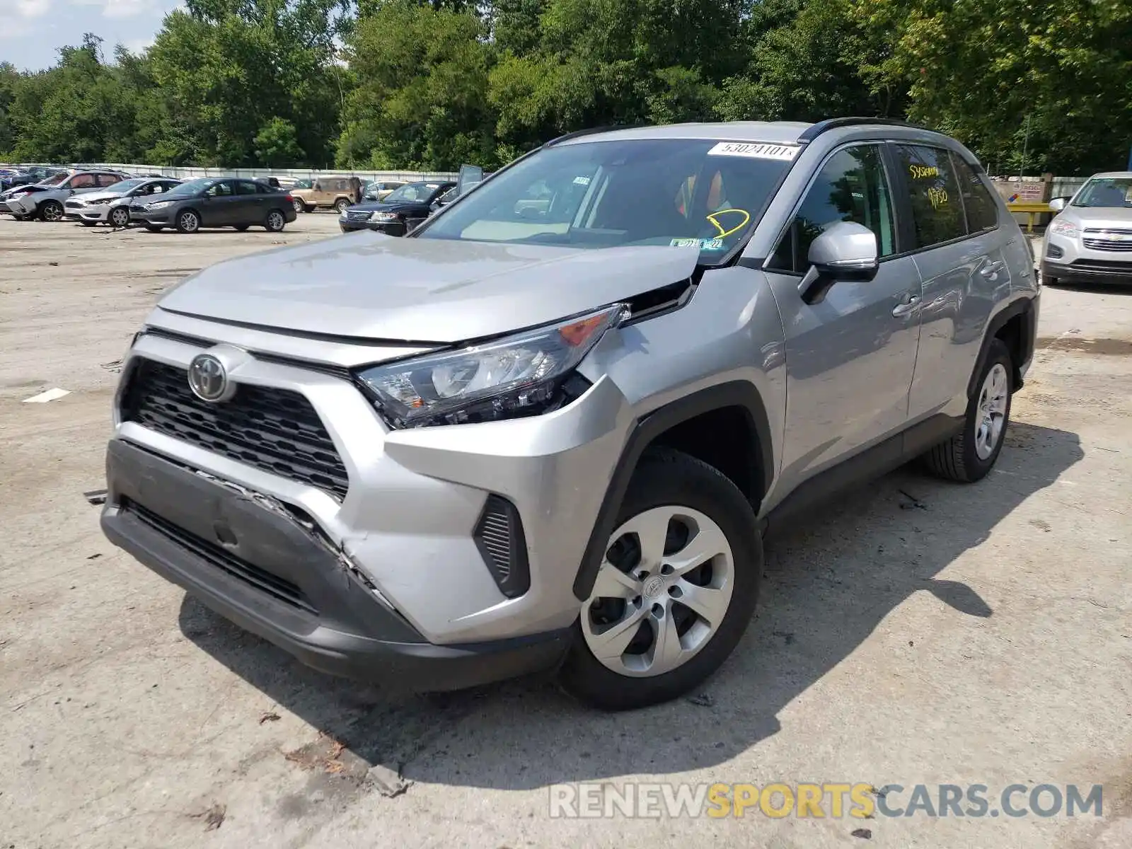 2 Photograph of a damaged car 2T3G1RFV8LW114198 TOYOTA RAV4 2020