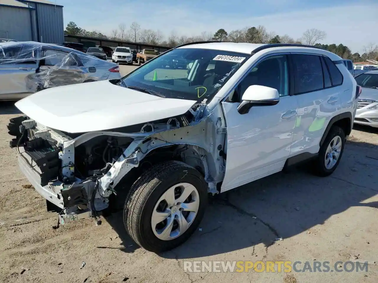 1 Photograph of a damaged car 2T3G1RFV9LC060802 TOYOTA RAV4 2020