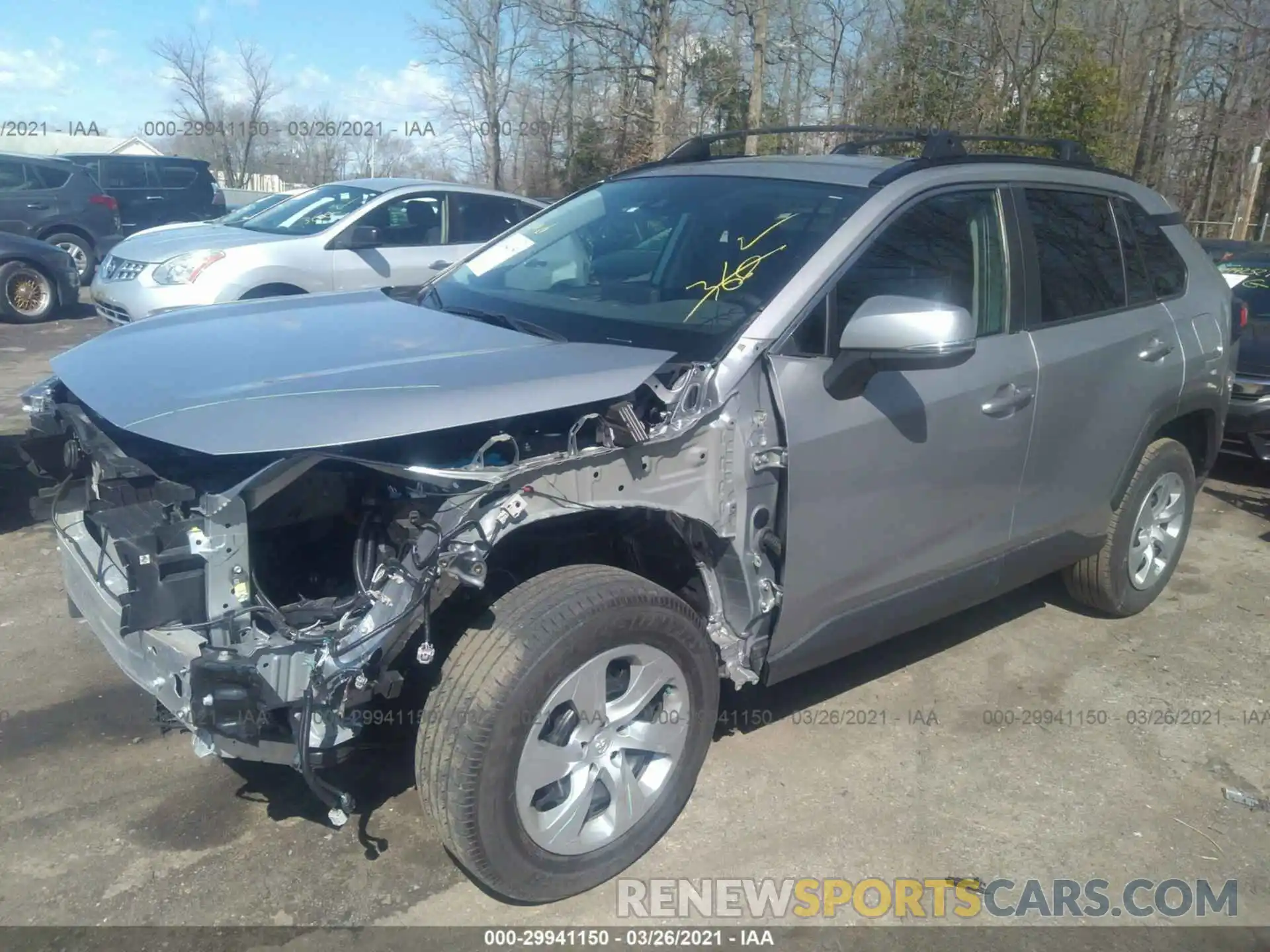 2 Photograph of a damaged car 2T3G1RFV9LC109125 TOYOTA RAV4 2020