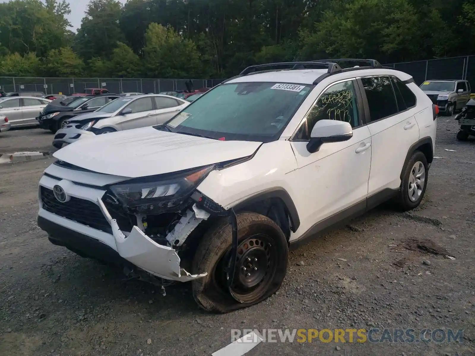 2 Photograph of a damaged car 2T3G1RFV9LC125471 TOYOTA RAV4 2020