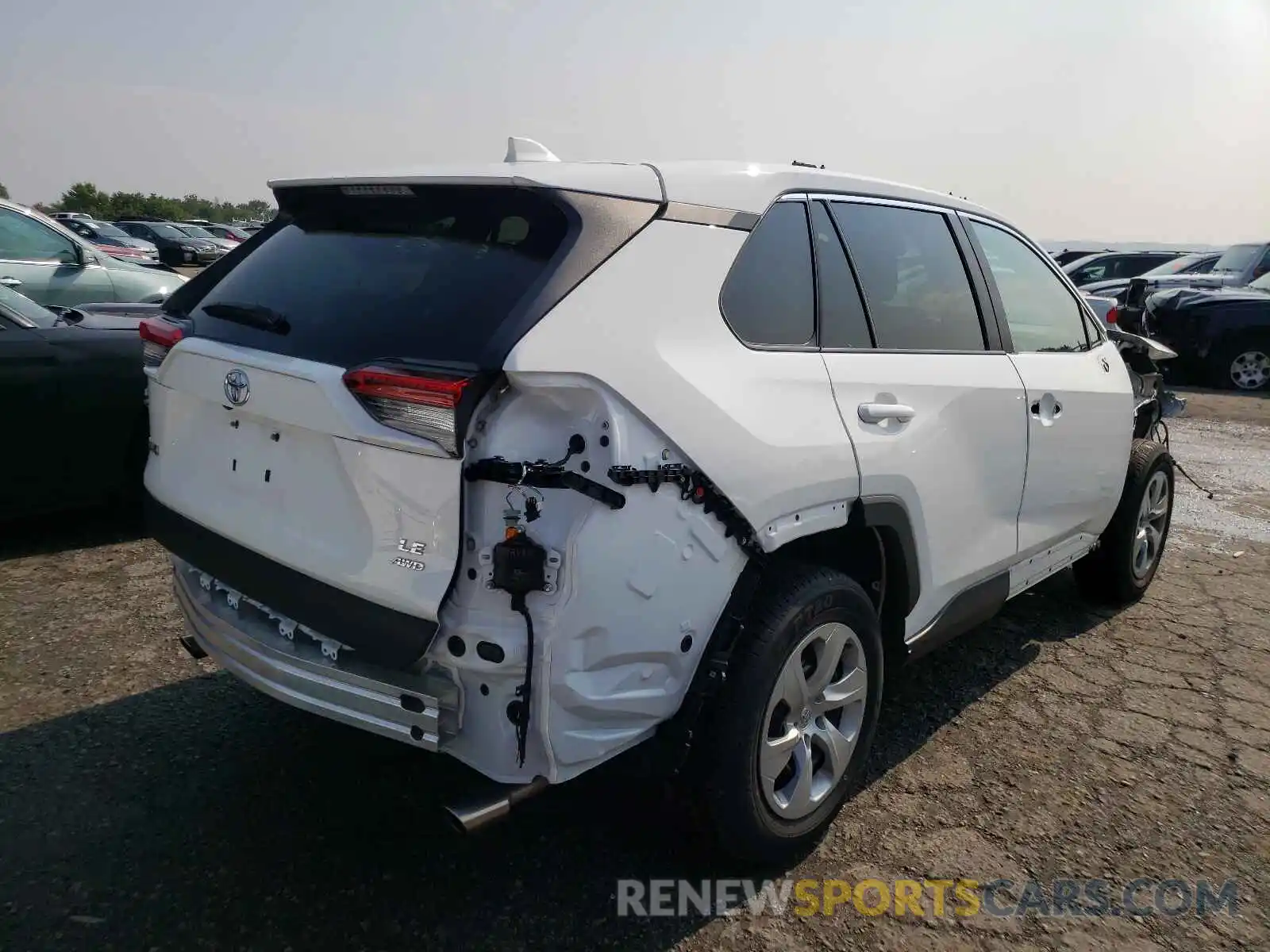 4 Photograph of a damaged car 2T3G1RFV9LW116607 TOYOTA RAV4 2020