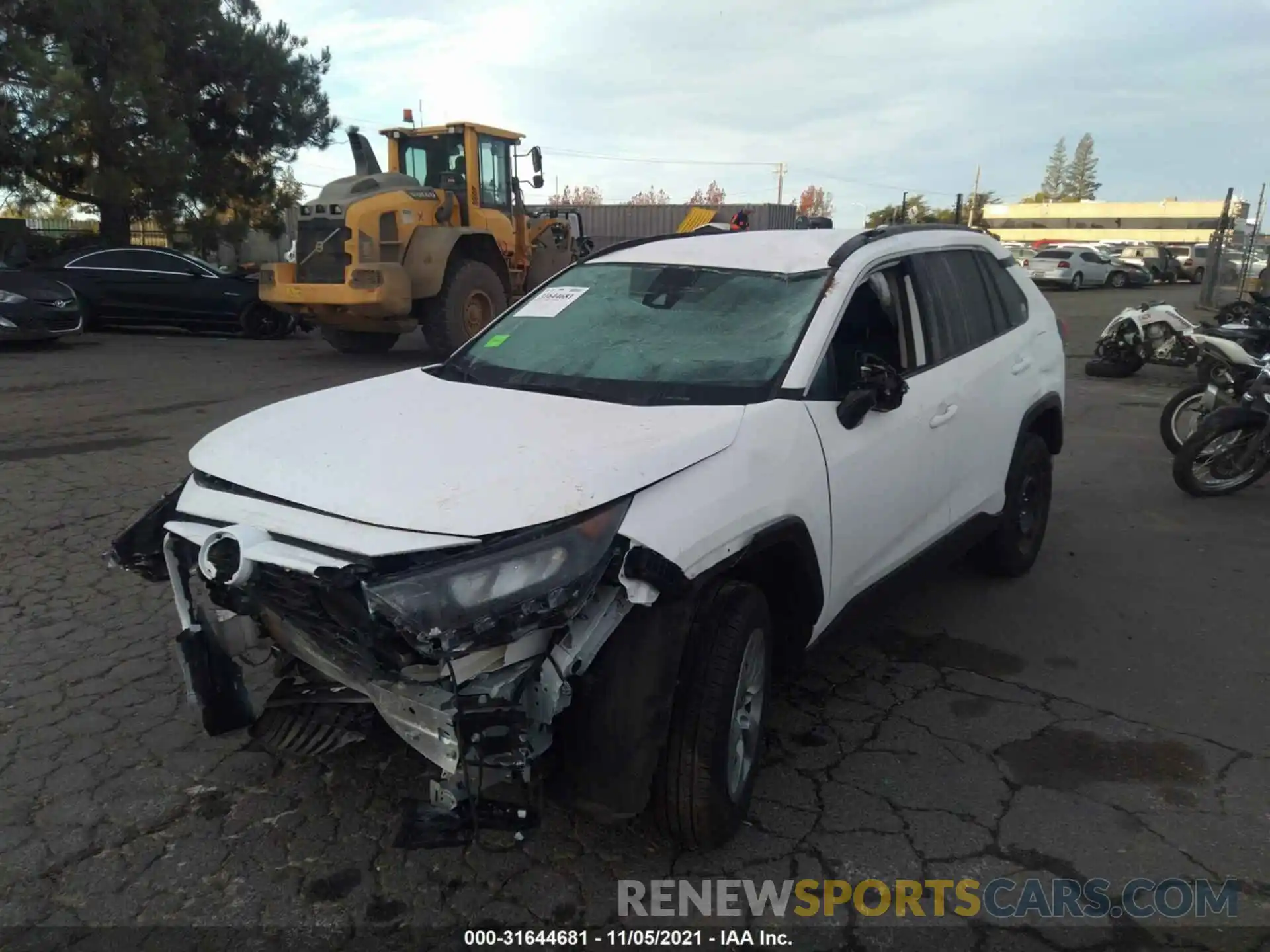 2 Photograph of a damaged car 2T3G1RFVXLC094389 TOYOTA RAV4 2020