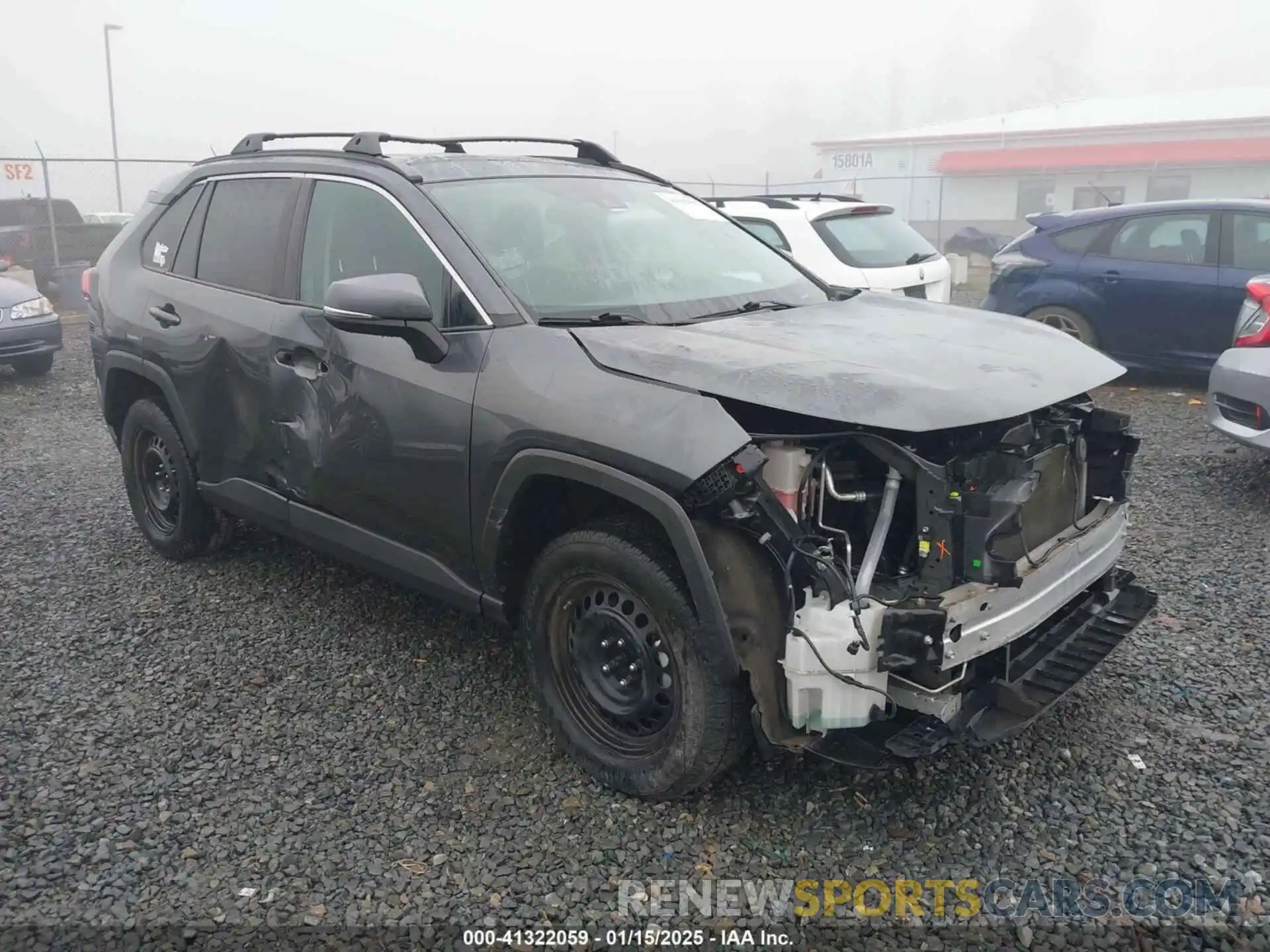 1 Photograph of a damaged car 2T3G1RFVXLC105102 TOYOTA RAV4 2020