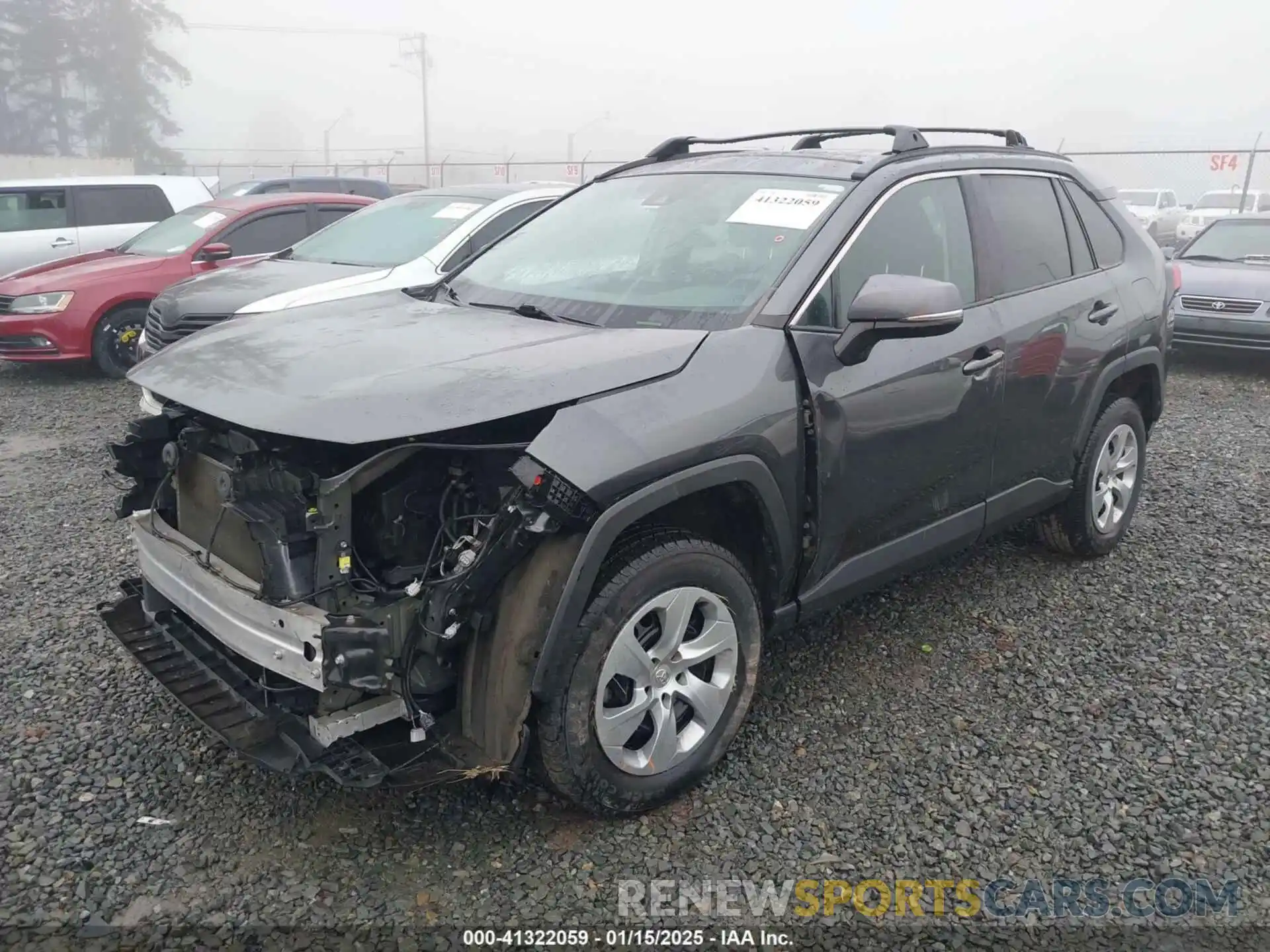 2 Photograph of a damaged car 2T3G1RFVXLC105102 TOYOTA RAV4 2020