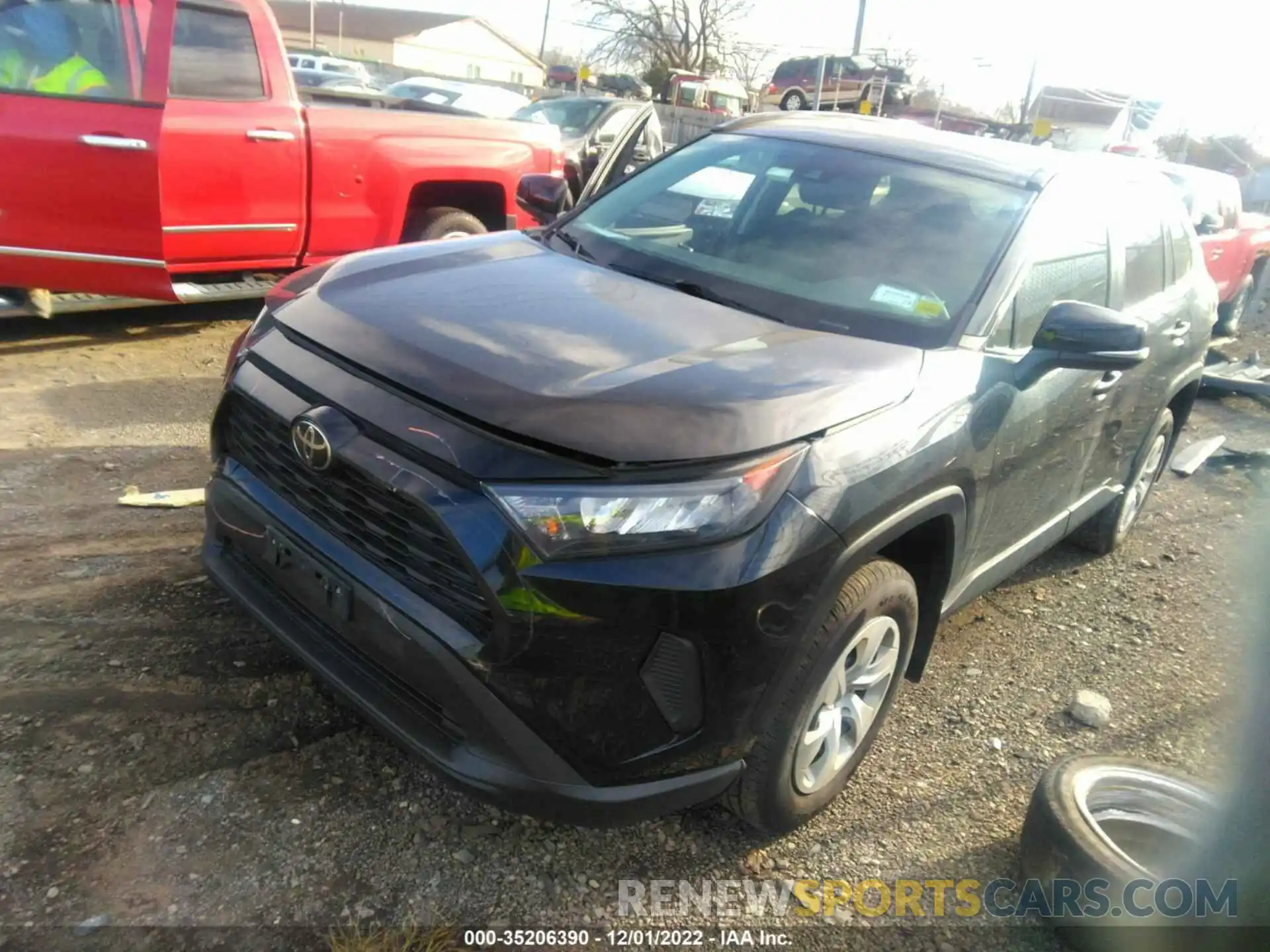 2 Photograph of a damaged car 2T3G1RFVXLW125526 TOYOTA RAV4 2020