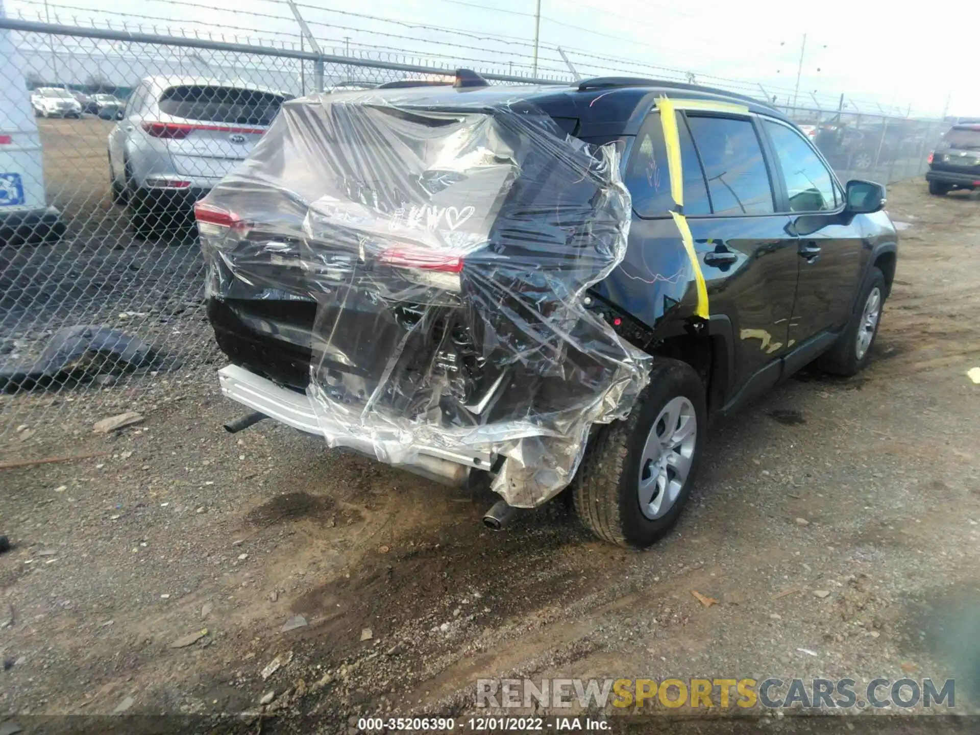 4 Photograph of a damaged car 2T3G1RFVXLW125526 TOYOTA RAV4 2020