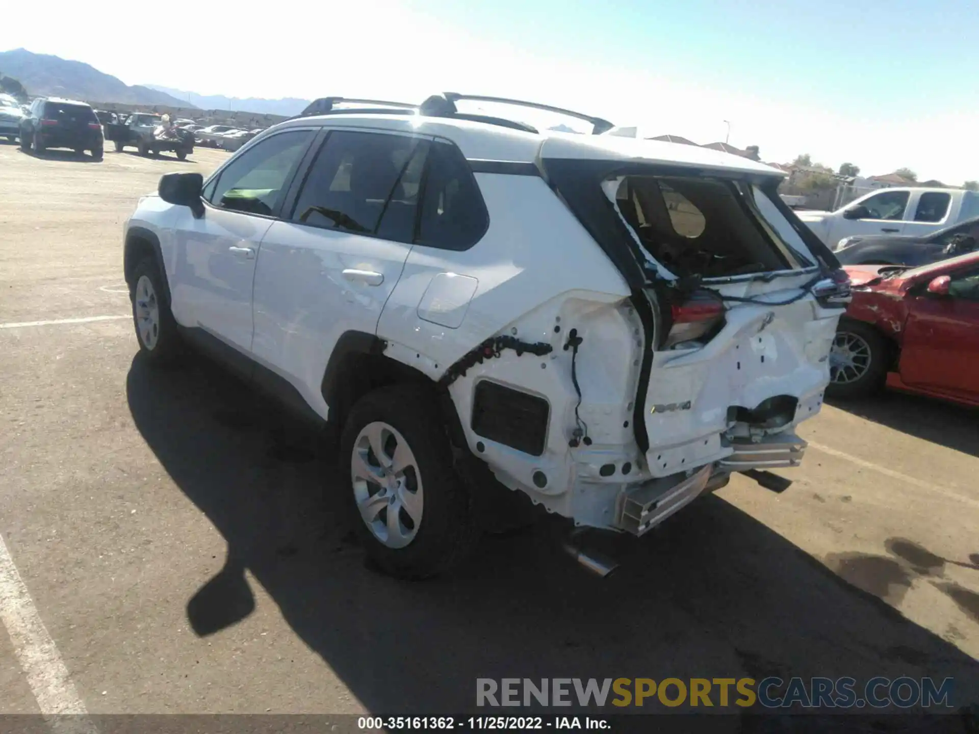 3 Photograph of a damaged car 2T3H1RFV0LC036943 TOYOTA RAV4 2020