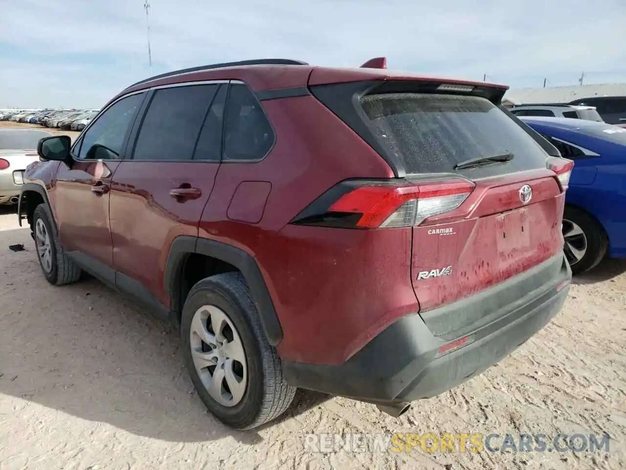 3 Photograph of a damaged car 2T3H1RFV0LC040636 TOYOTA RAV4 2020