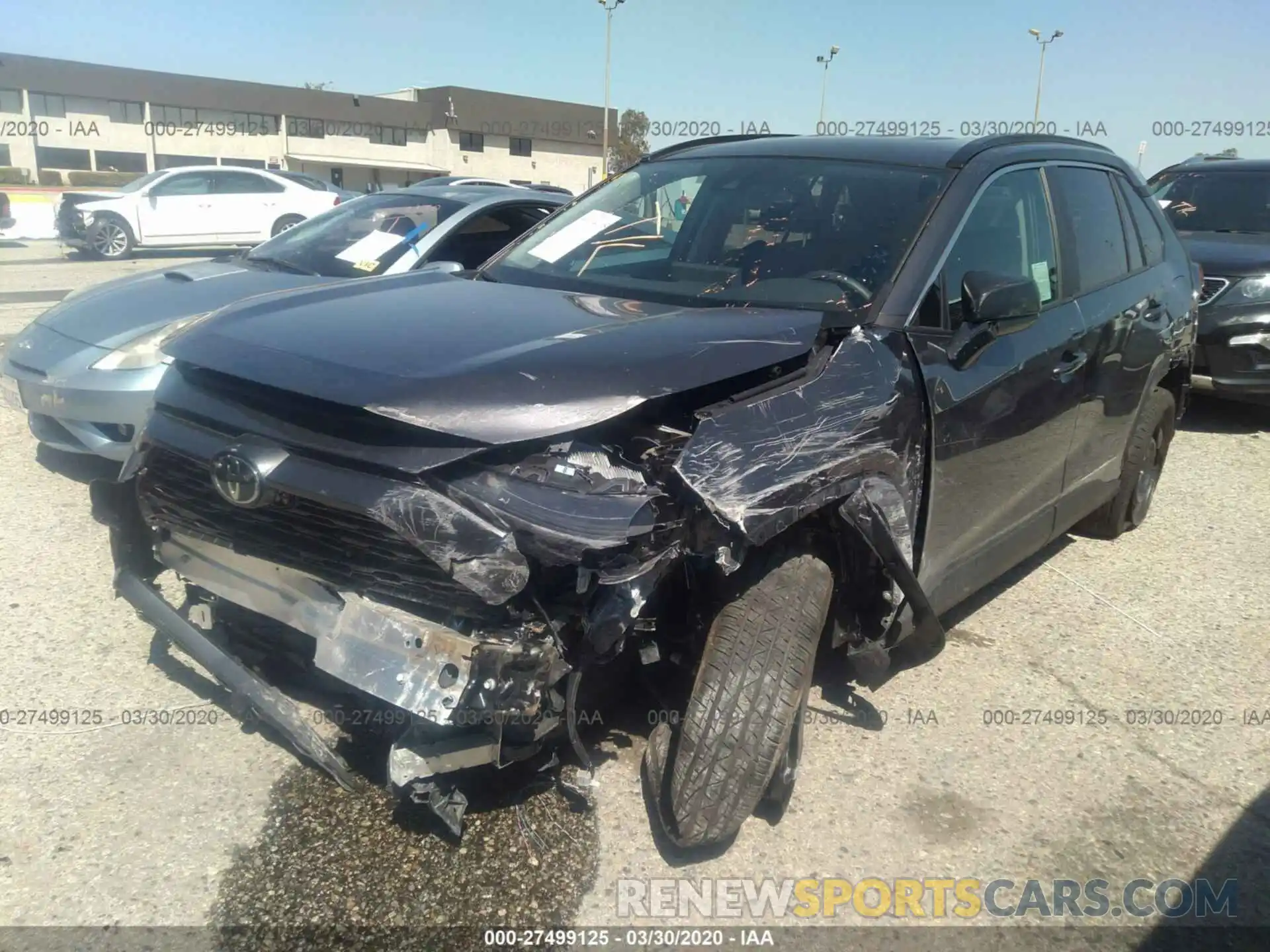 2 Photograph of a damaged car 2T3H1RFV0LC045464 TOYOTA RAV4 2020