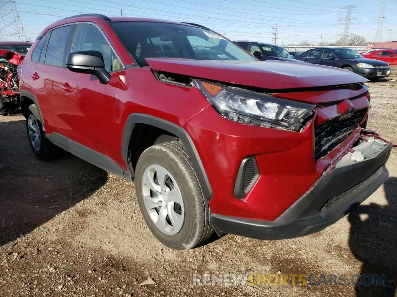4 Photograph of a damaged car 2T3H1RFV0LC051474 TOYOTA RAV4 2020