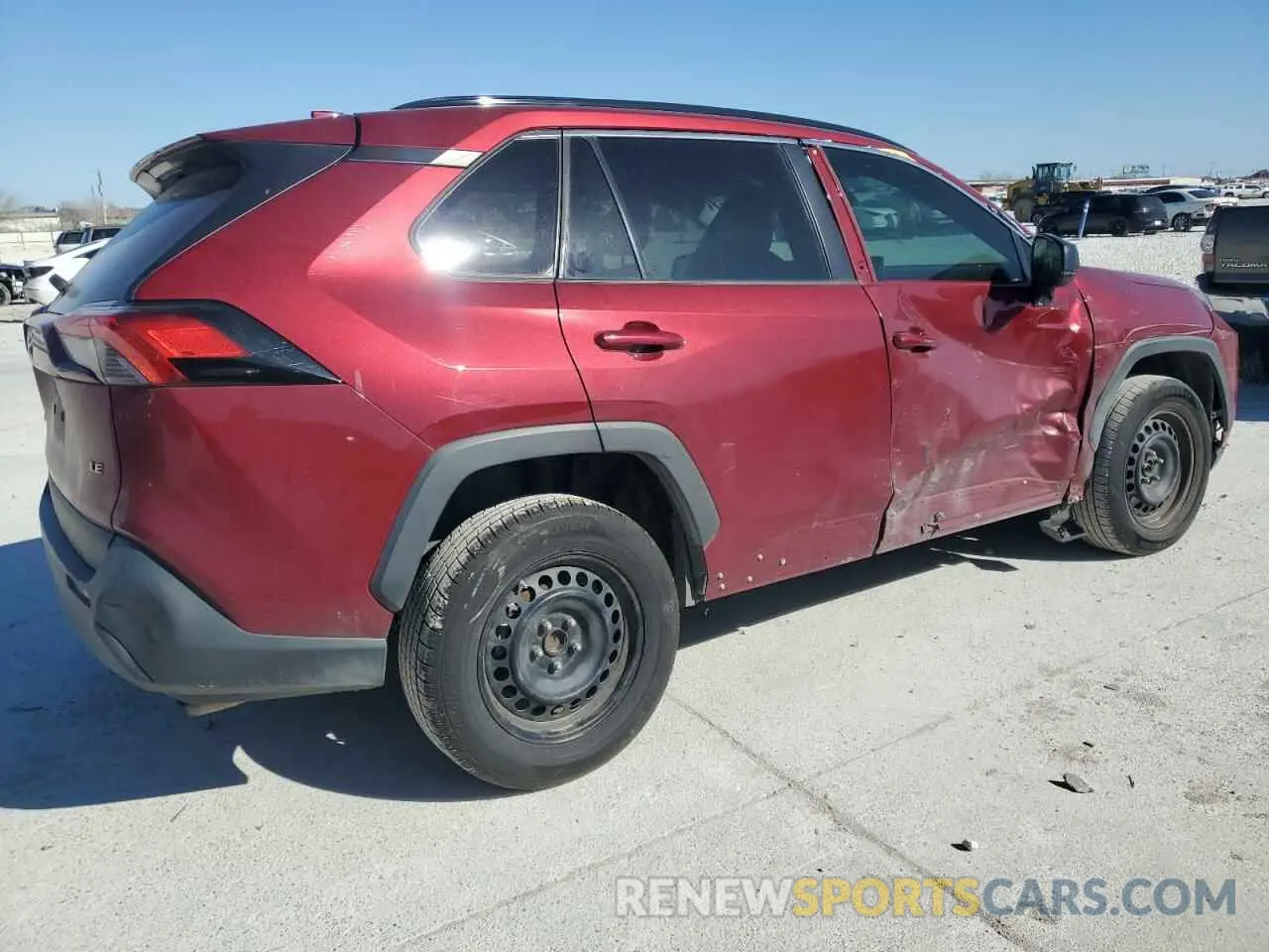 3 Photograph of a damaged car 2T3H1RFV0LC065889 TOYOTA RAV4 2020