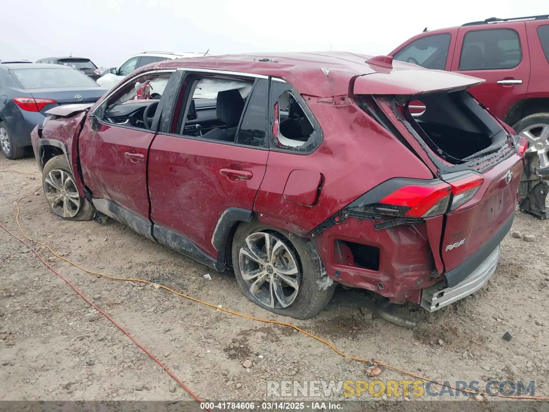 3 Photograph of a damaged car 2T3H1RFV0LC072860 TOYOTA RAV4 2020