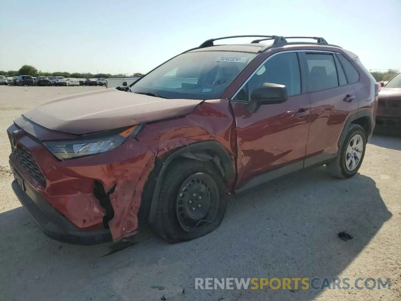 1 Photograph of a damaged car 2T3H1RFV0LW088104 TOYOTA RAV4 2020