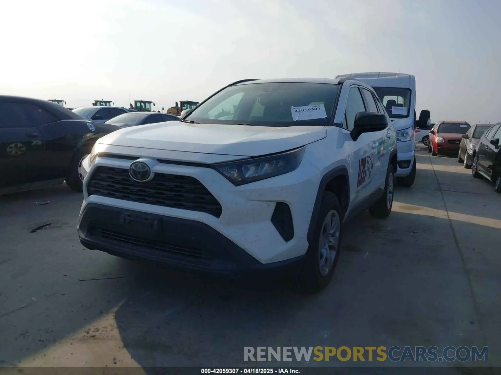 2 Photograph of a damaged car 2T3H1RFV1LC038278 TOYOTA RAV4 2020