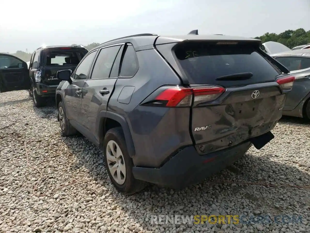 3 Photograph of a damaged car 2T3H1RFV1LC050284 TOYOTA RAV4 2020