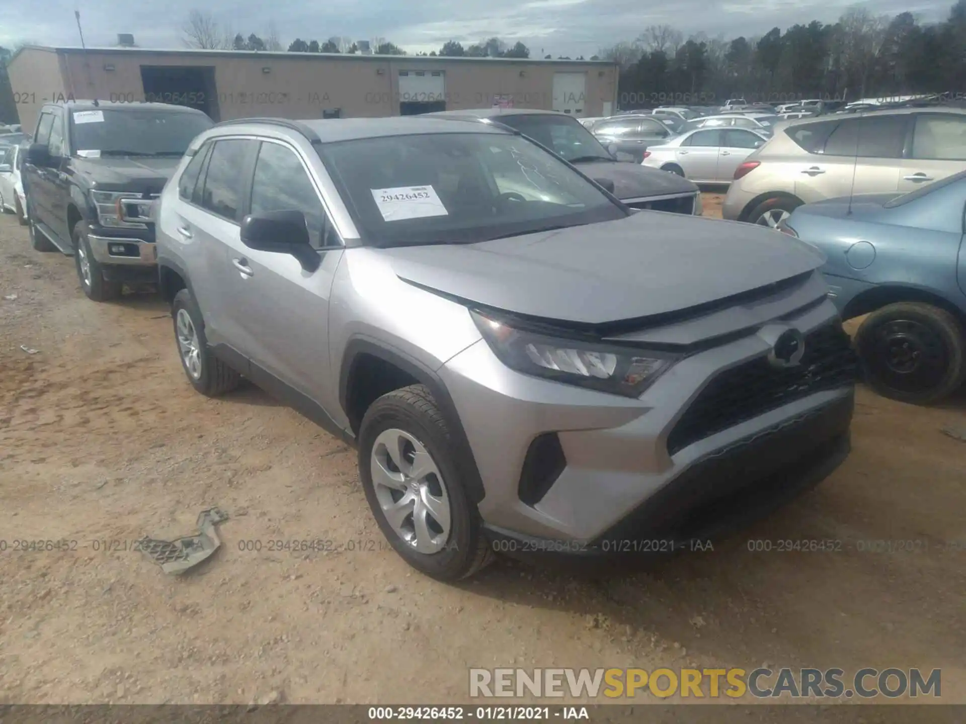 1 Photograph of a damaged car 2T3H1RFV1LC061169 TOYOTA RAV4 2020