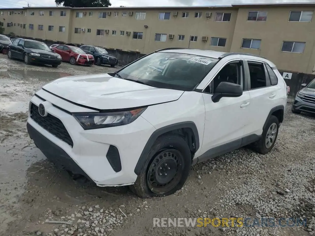 1 Photograph of a damaged car 2T3H1RFV1LC062922 TOYOTA RAV4 2020