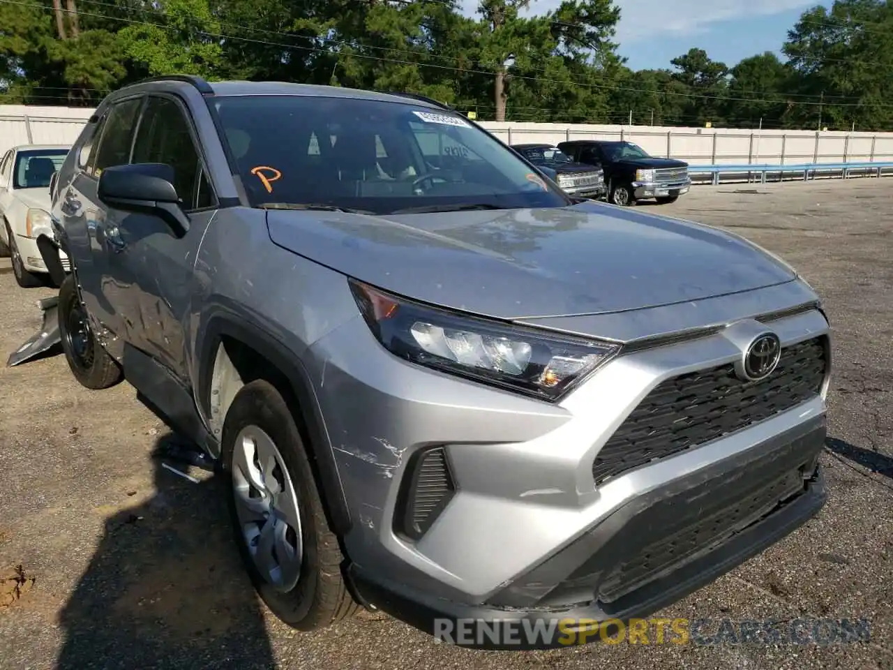 1 Photograph of a damaged car 2T3H1RFV1LC065254 TOYOTA RAV4 2020