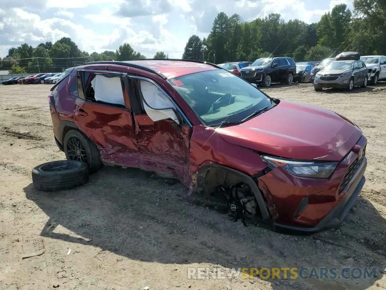 4 Photograph of a damaged car 2T3H1RFV1LC066419 TOYOTA RAV4 2020