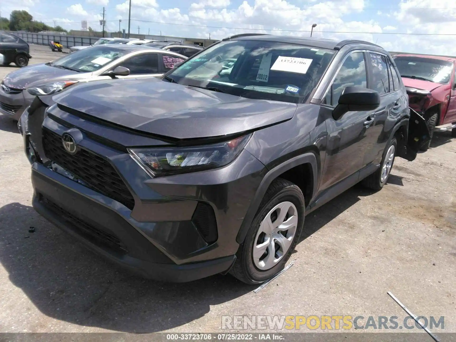 2 Photograph of a damaged car 2T3H1RFV1LC071409 TOYOTA RAV4 2020