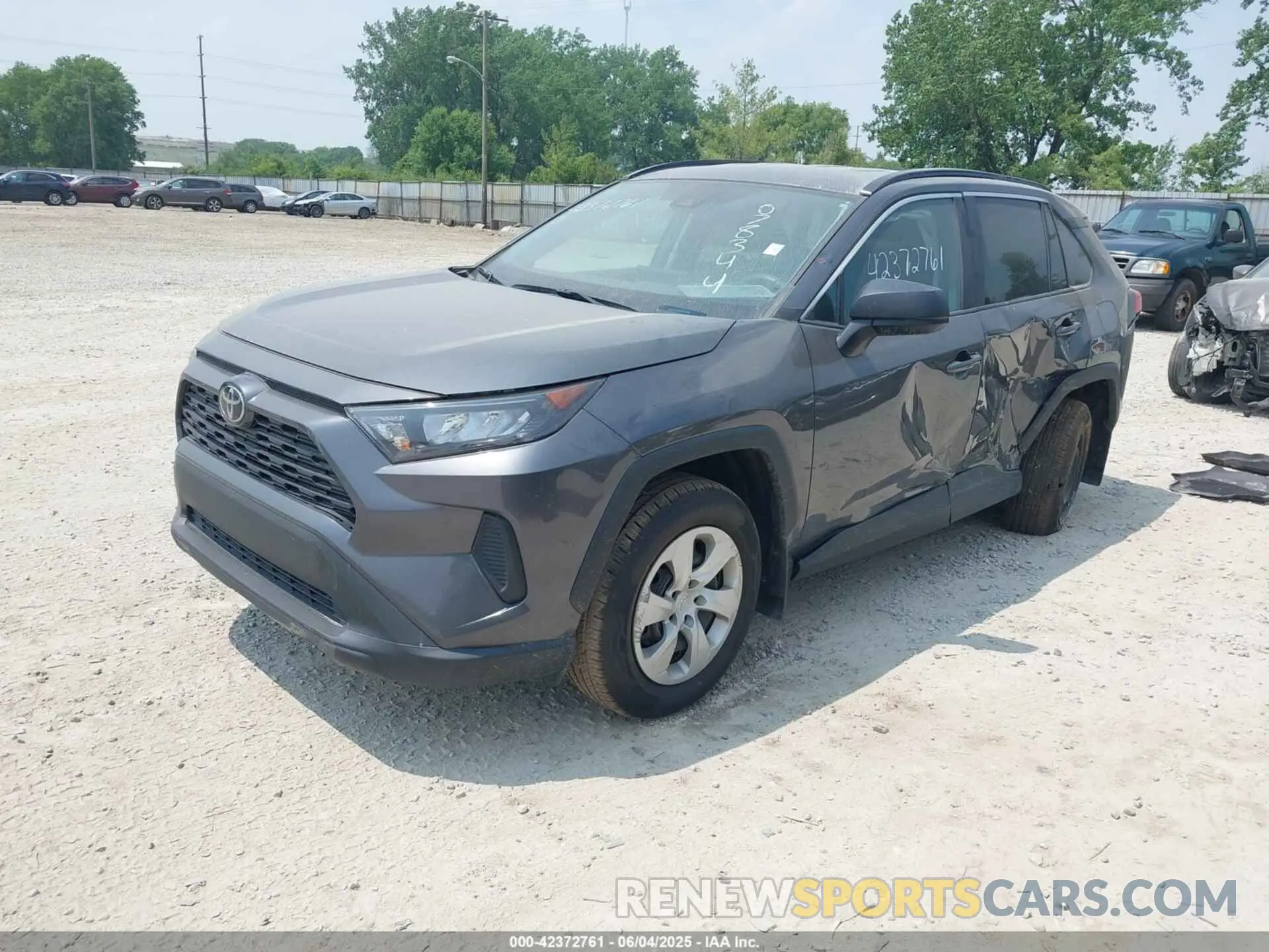 2 Photograph of a damaged car 2T3H1RFV1LC078344 TOYOTA RAV4 2020