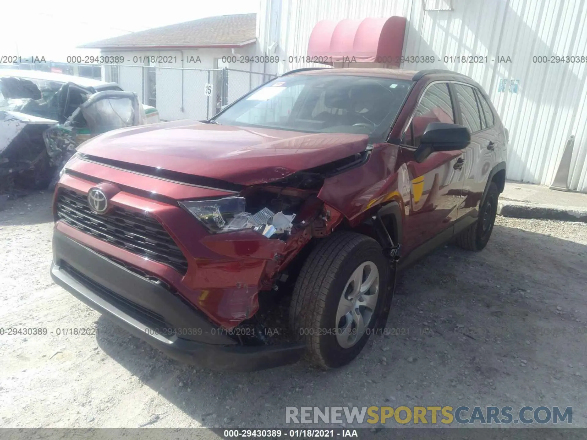 2 Photograph of a damaged car 2T3H1RFV1LC080496 TOYOTA RAV4 2020