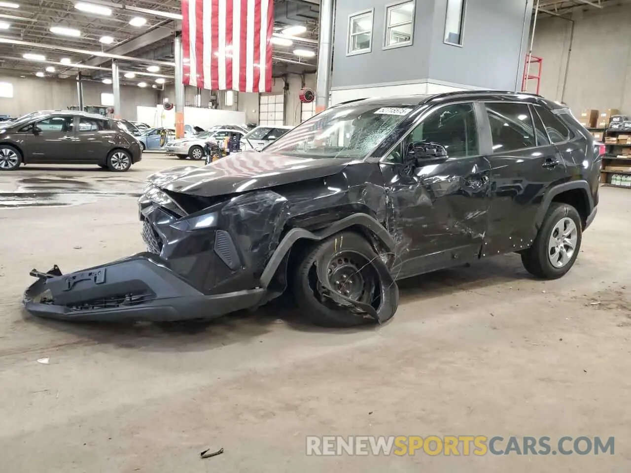 1 Photograph of a damaged car 2T3H1RFV1LW060179 TOYOTA RAV4 2020