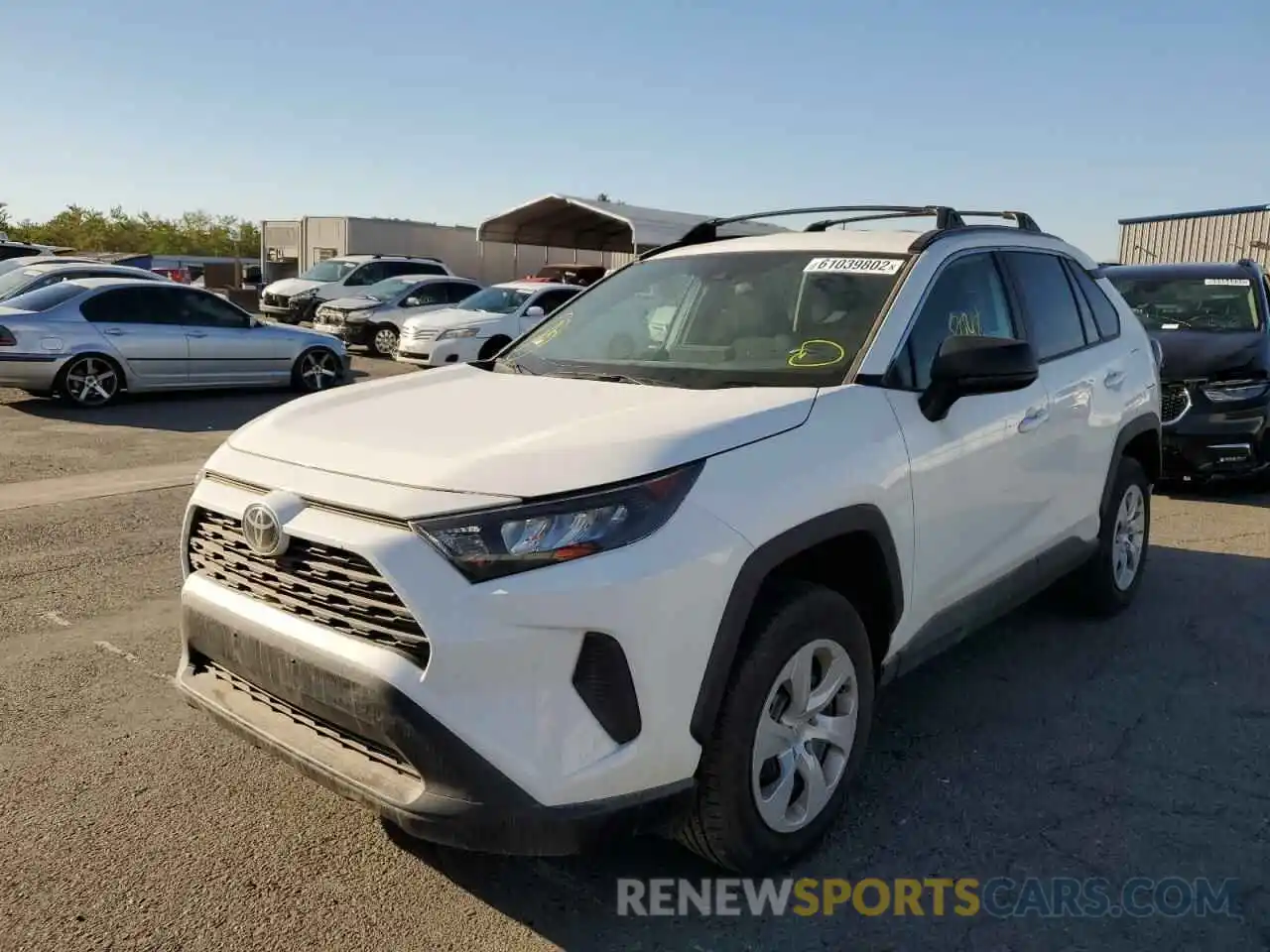 2 Photograph of a damaged car 2T3H1RFV1LW076818 TOYOTA RAV4 2020