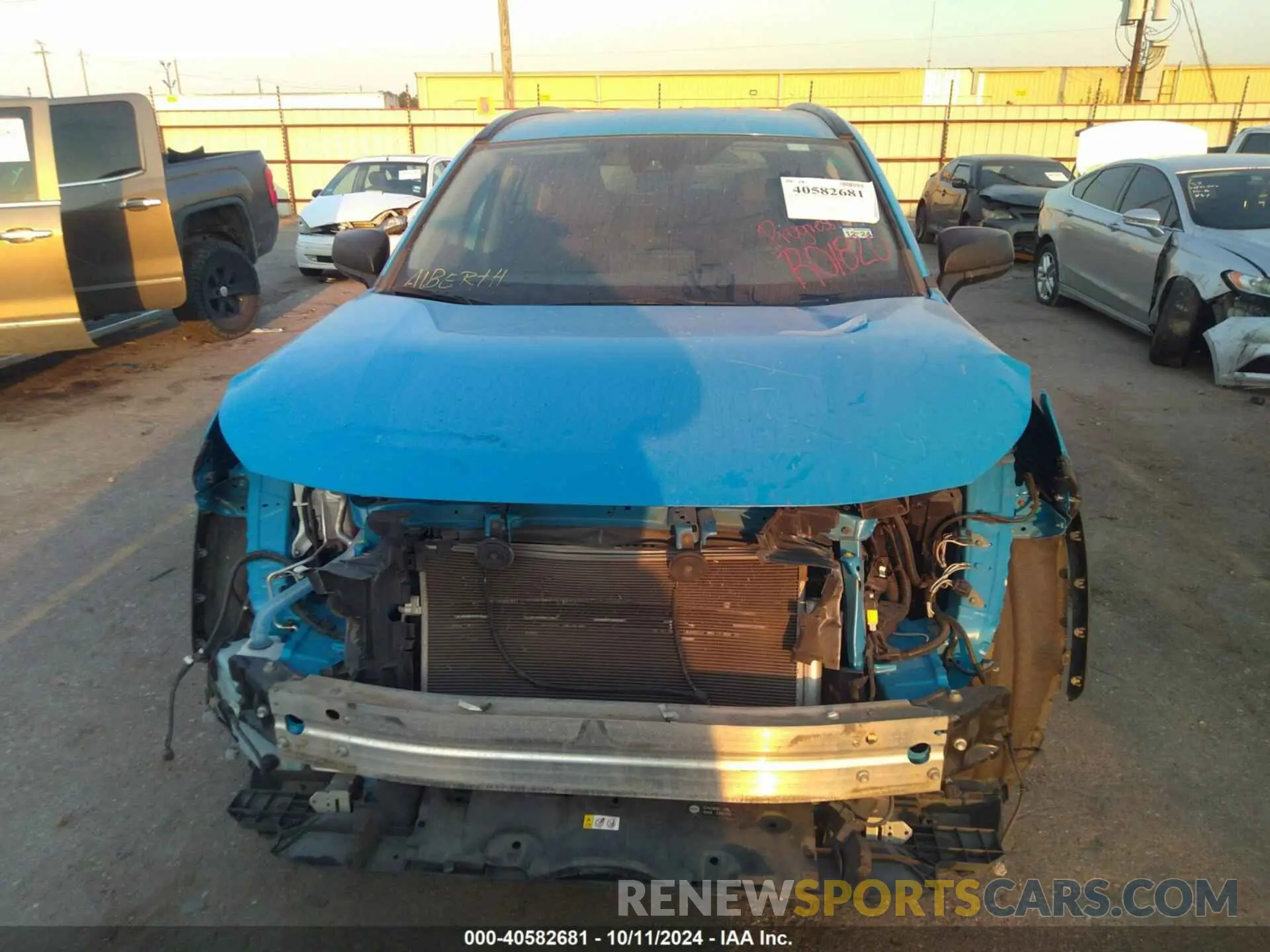 13 Photograph of a damaged car 2T3H1RFV1LW077449 TOYOTA RAV4 2020