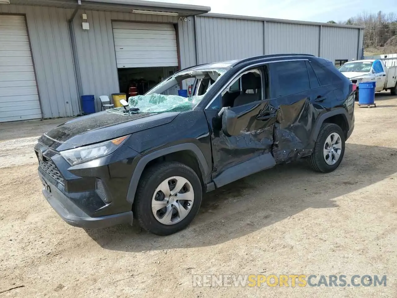 1 Photograph of a damaged car 2T3H1RFV2LC037320 TOYOTA RAV4 2020