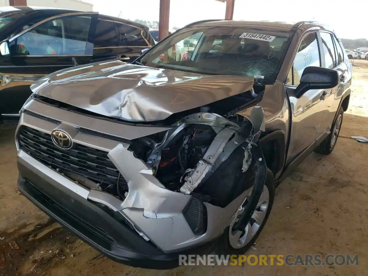 2 Photograph of a damaged car 2T3H1RFV2LC061052 TOYOTA RAV4 2020