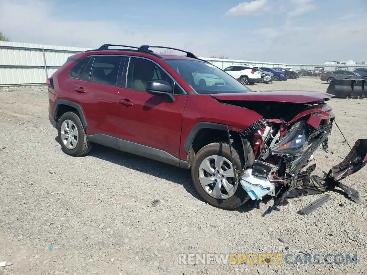 4 Photograph of a damaged car 2T3H1RFV2LC061567 TOYOTA RAV4 2020