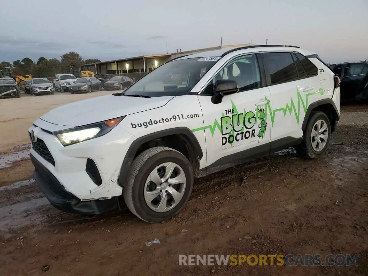 1 Photograph of a damaged car 2T3H1RFV2LC072505 TOYOTA RAV4 2020