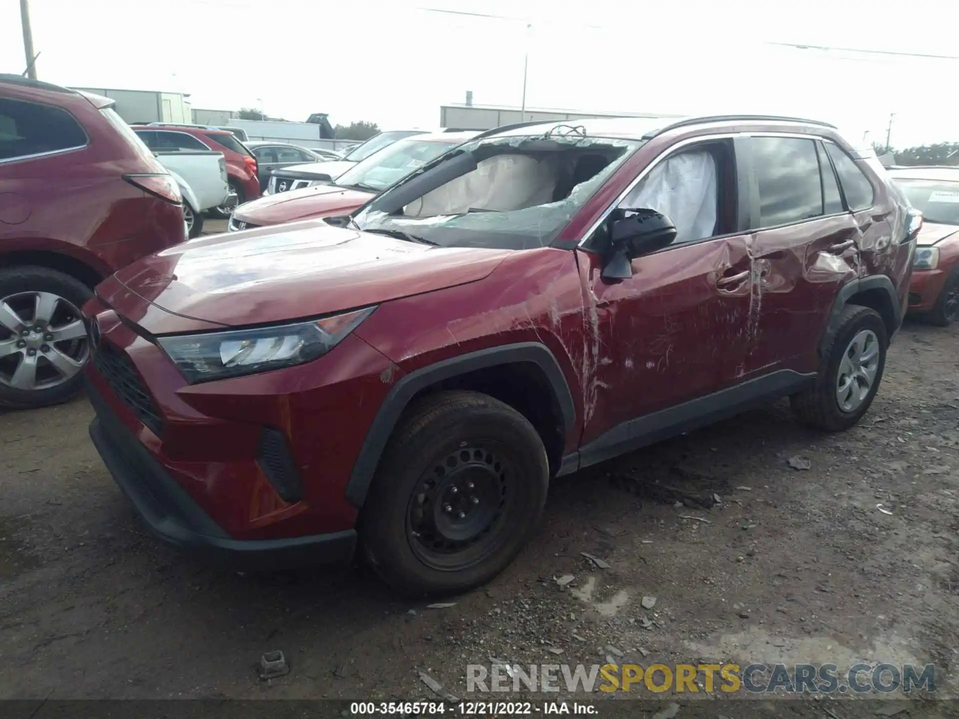 2 Photograph of a damaged car 2T3H1RFV2LC073704 TOYOTA RAV4 2020