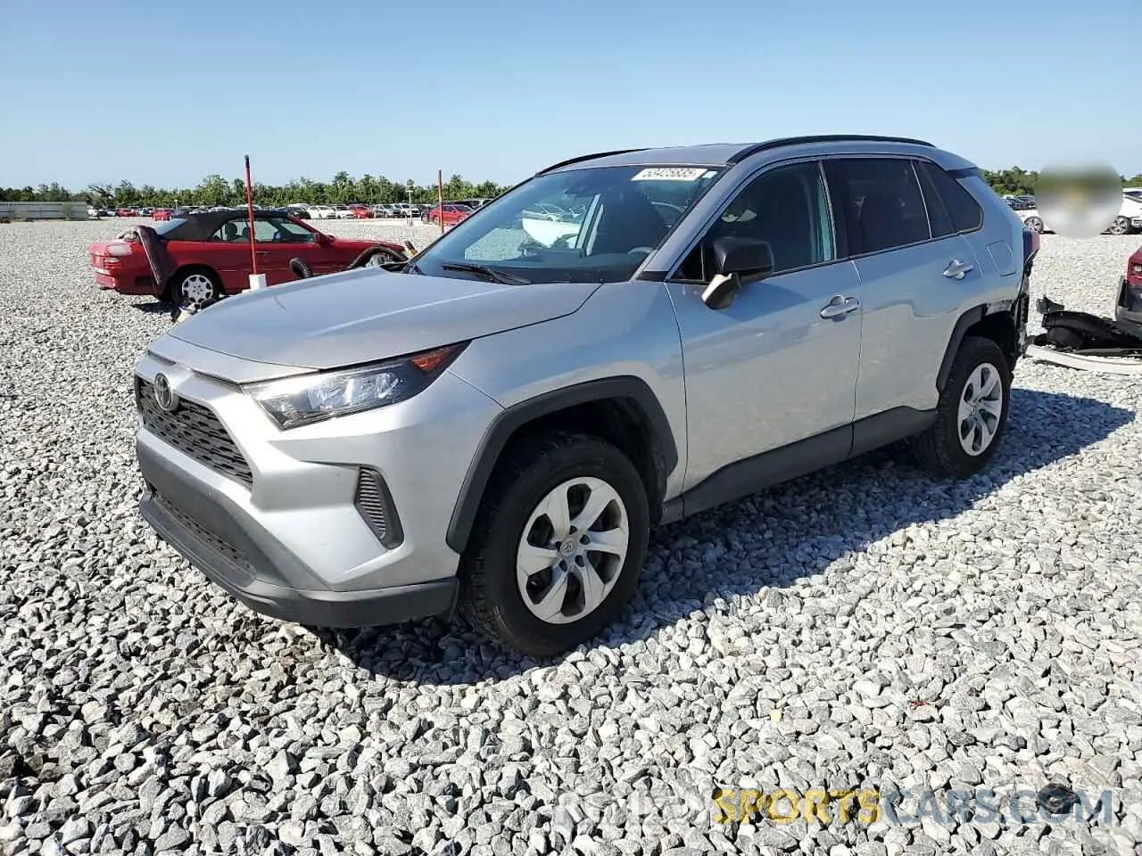 1 Photograph of a damaged car 2T3H1RFV2LC075937 TOYOTA RAV4 2020