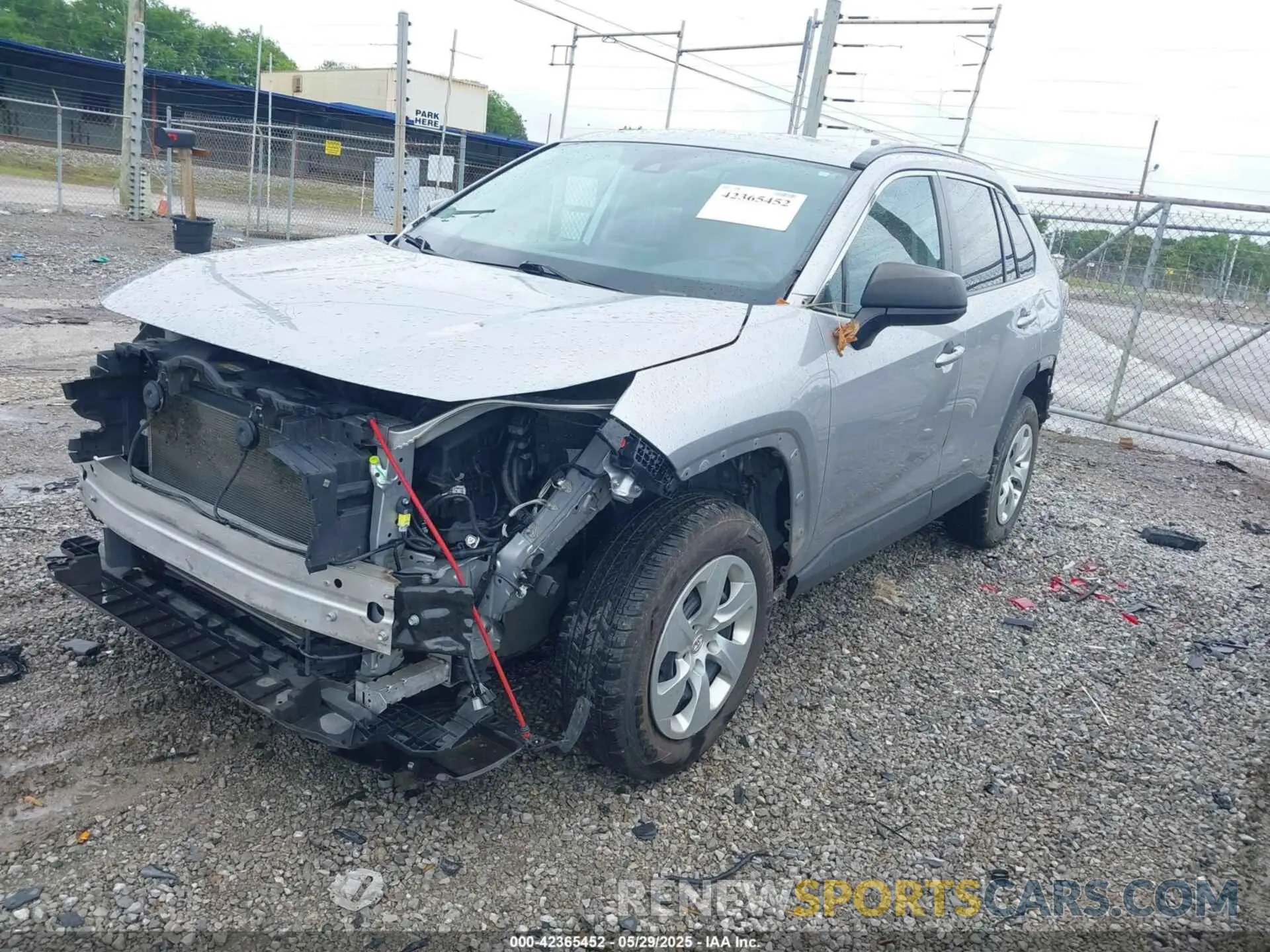 2 Photograph of a damaged car 2T3H1RFV2LC077350 TOYOTA RAV4 2020