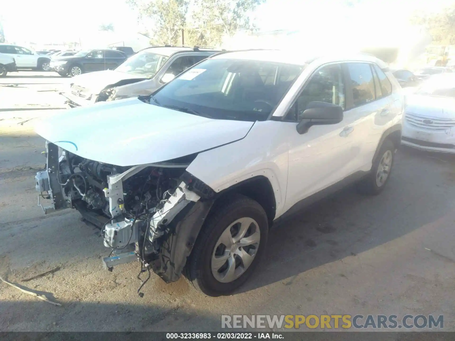 2 Photograph of a damaged car 2T3H1RFV2LC085299 TOYOTA RAV4 2020