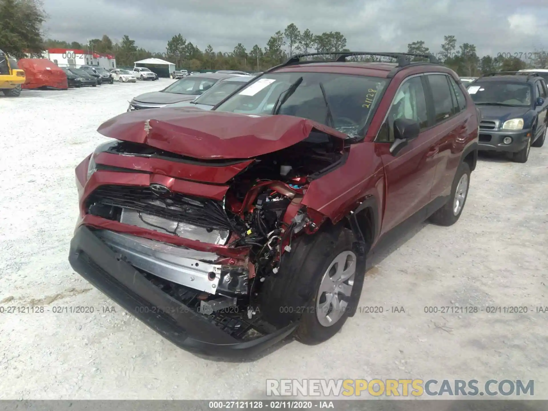 2 Photograph of a damaged car 2T3H1RFV2LW068291 TOYOTA RAV4 2020