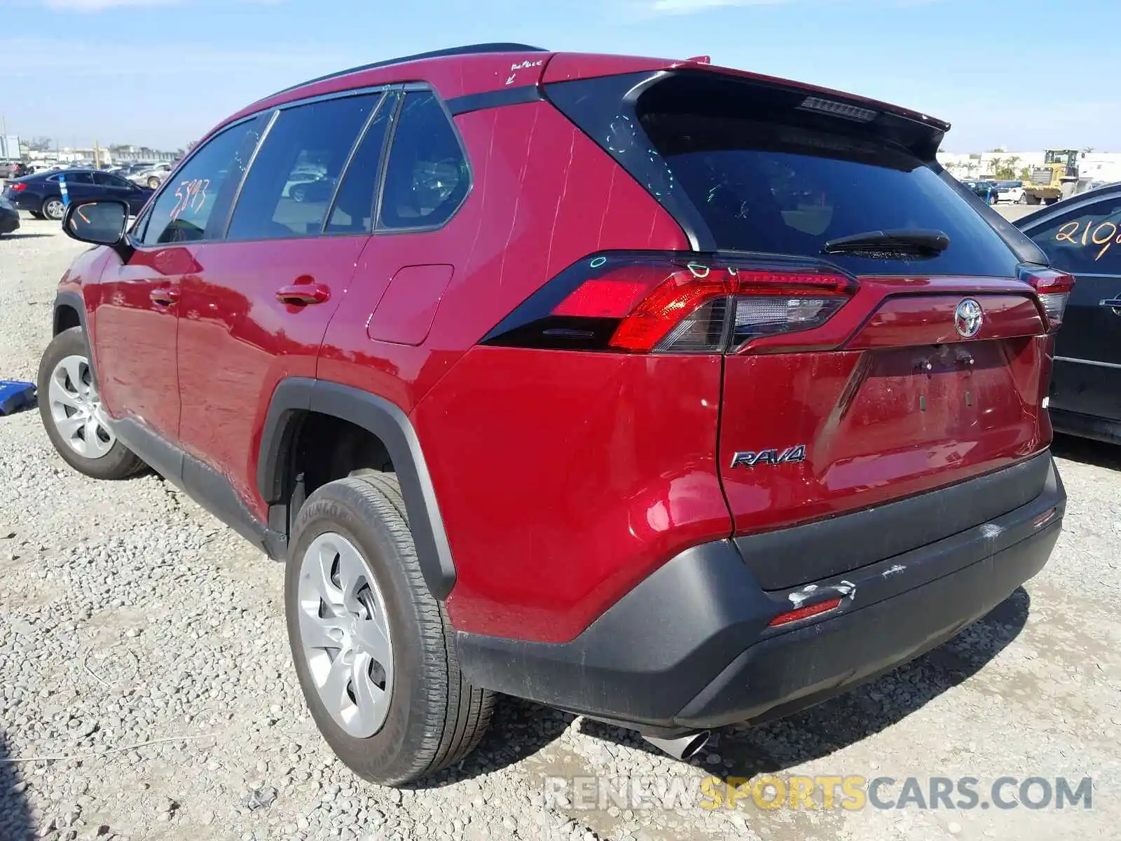 3 Photograph of a damaged car 2T3H1RFV2LW089187 TOYOTA RAV4 2020