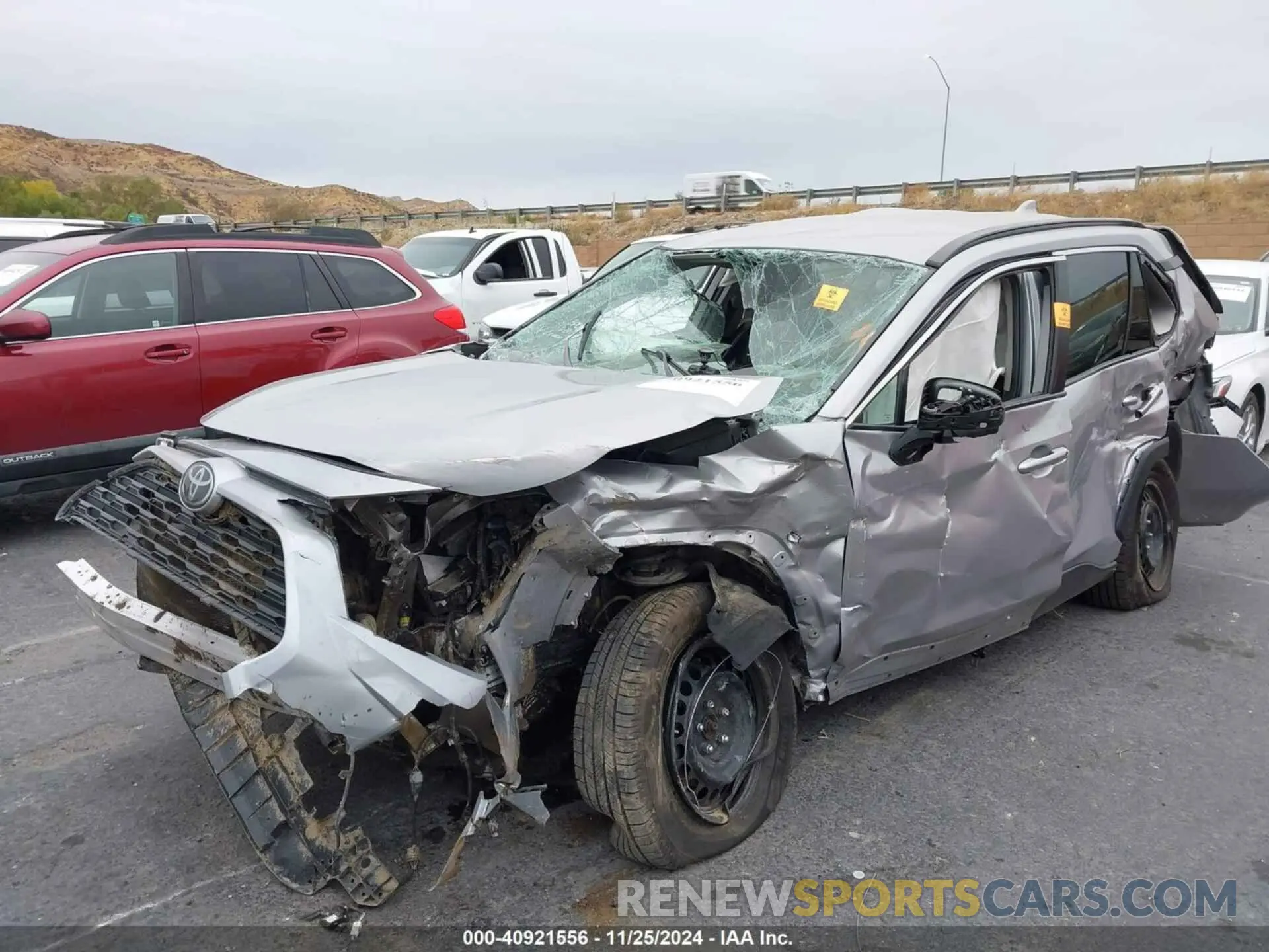 2 Photograph of a damaged car 2T3H1RFV2LW103136 TOYOTA RAV4 2020