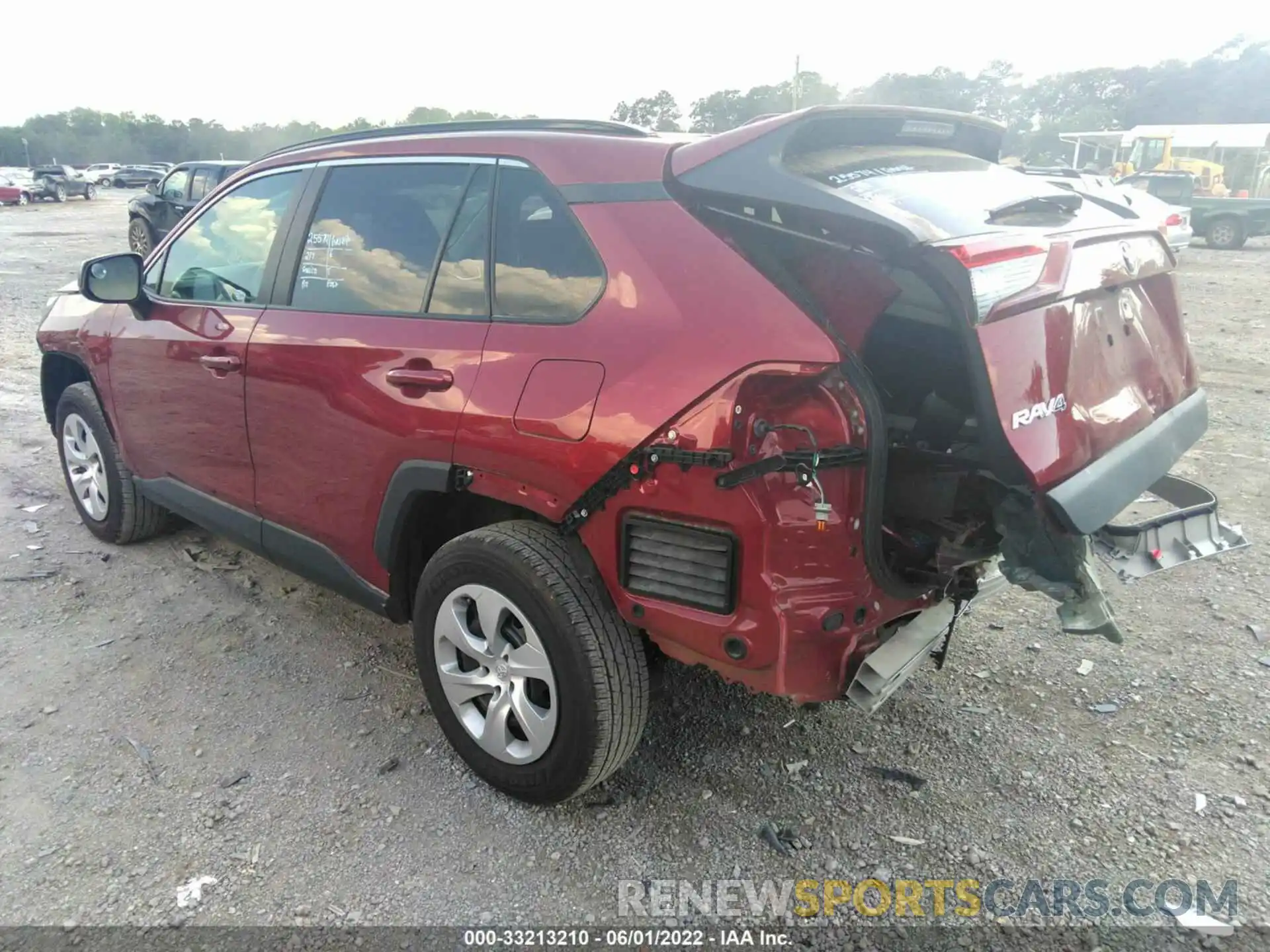 3 Photograph of a damaged car 2T3H1RFV3LC041666 TOYOTA RAV4 2020